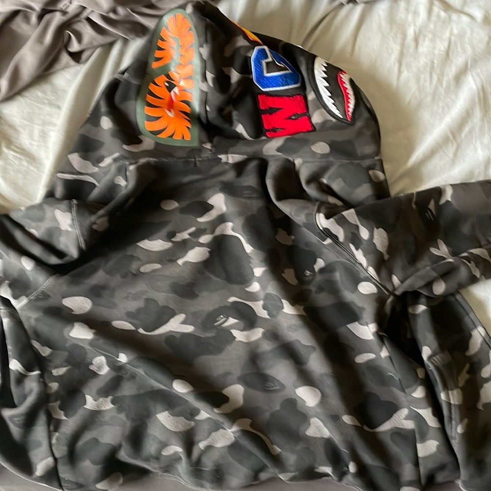 Bape black jacket